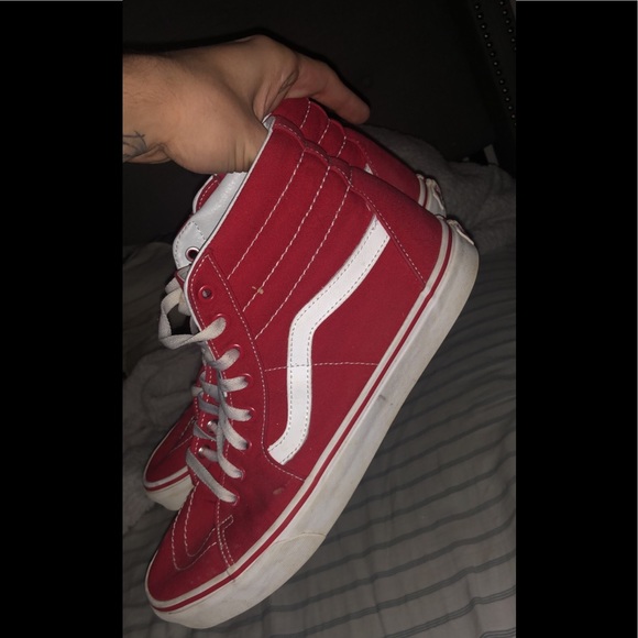 Vans | Shoes | Red Vans Sk8 His Mens 